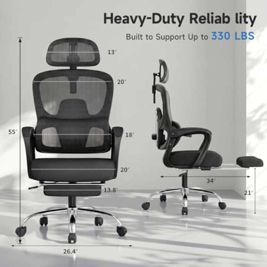 Ergonomic Office Chair with Fo - Ergonomic Office Chair recension och pris