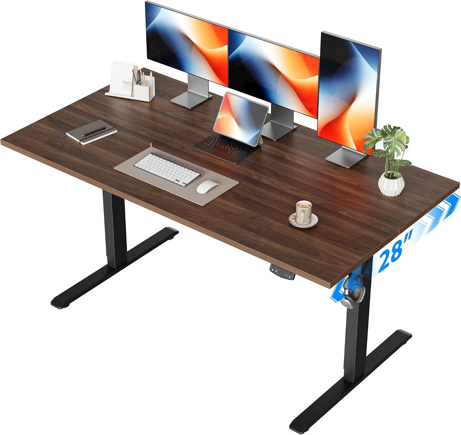 Electric Standing Desk, 55 x 2 - Home Office Work Table recension och pris