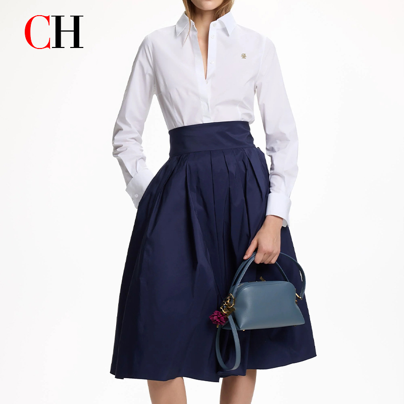 CH Women Elegant White Lapel S - Home Office Logo recension och pris