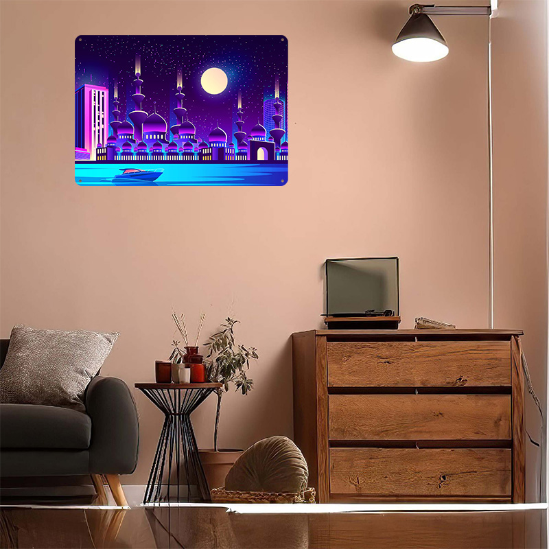 Synthwave Neon City Dubai Meta - Home Office Dubai recension och pris