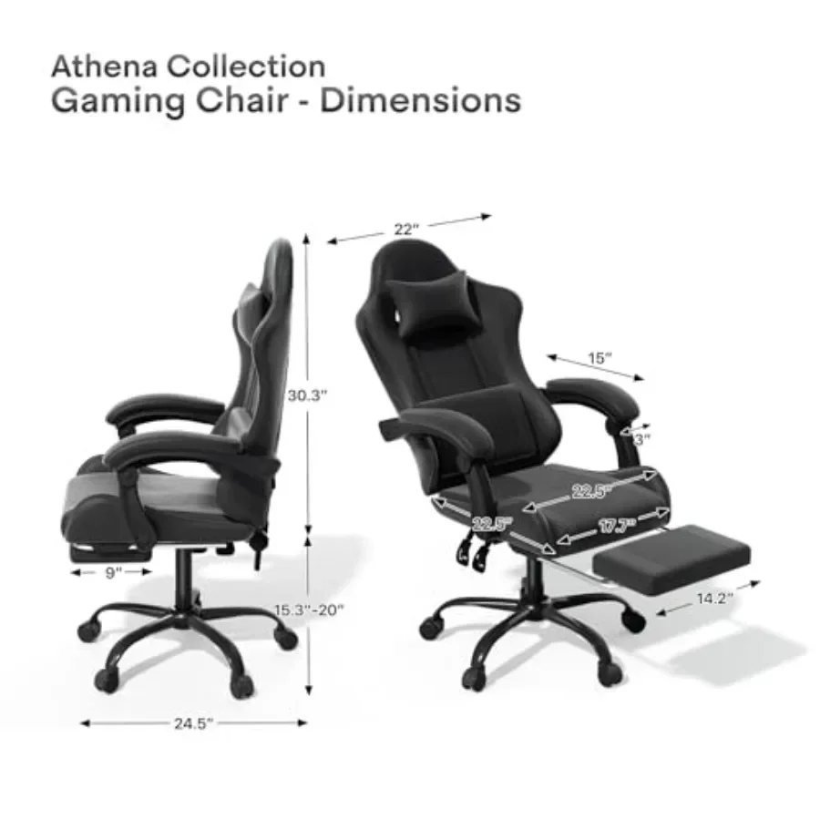 Ergonomic Gaming Chair with Fo - Ergonomic Office Chair recension och pris