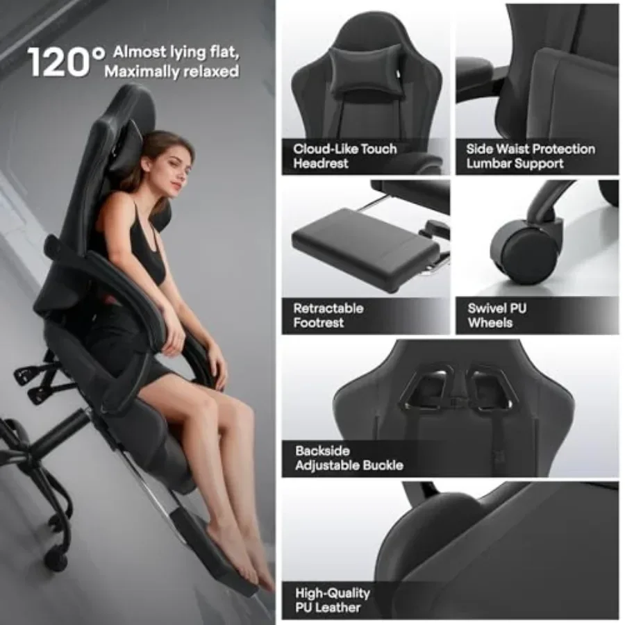 Ergonomic Gaming Chair with Fo - Ergonomic Office Chair recension och pris