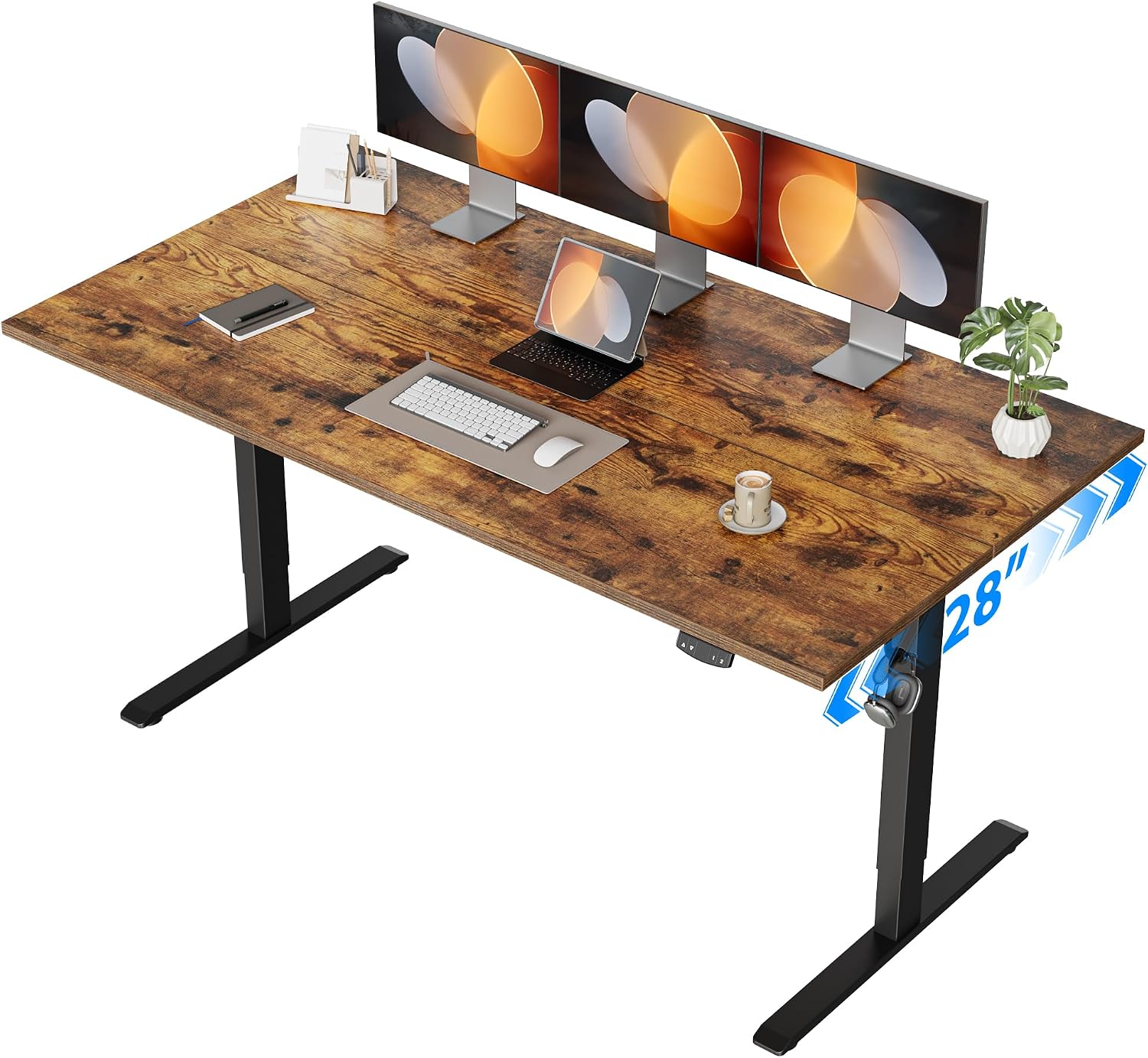 Electric Standing Desk, 55 x 2 - Home Office Work Table recension och pris