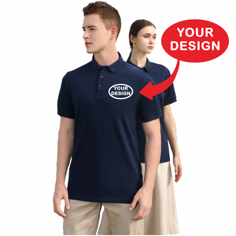 Summer Pure Cotton Polo Shirt  - Home Office Logo recension och pris