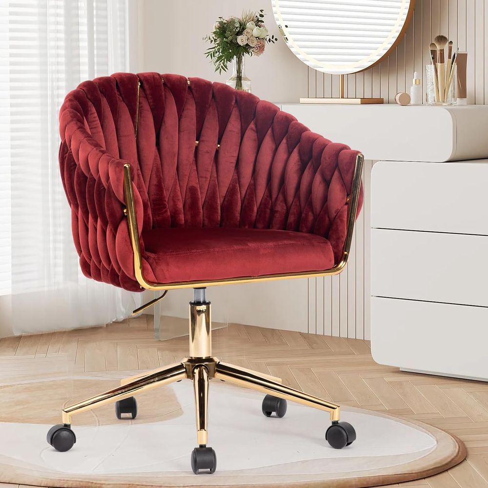 Velvet Office Chair, Vanity Ch - Home Office Or recension och pris