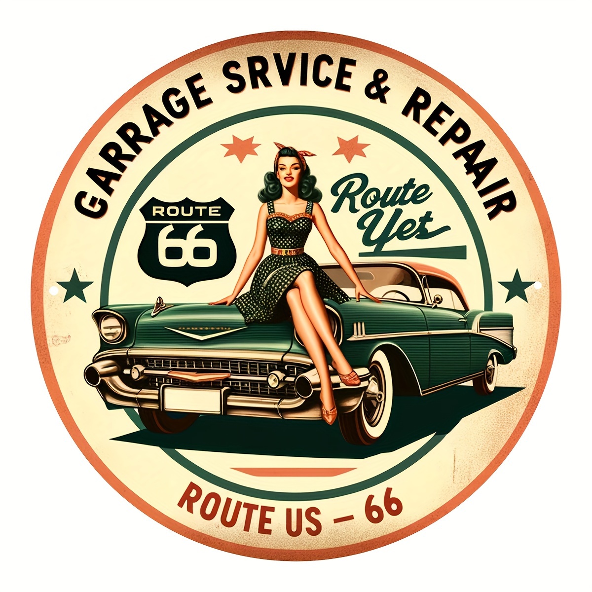 Vintage Garage Repair Service  - Home Office Or recension och pris