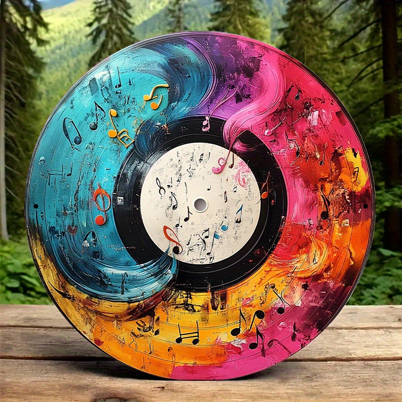 12-Inch Vibrant Vinyl Record A - Home Office Or recension och pris