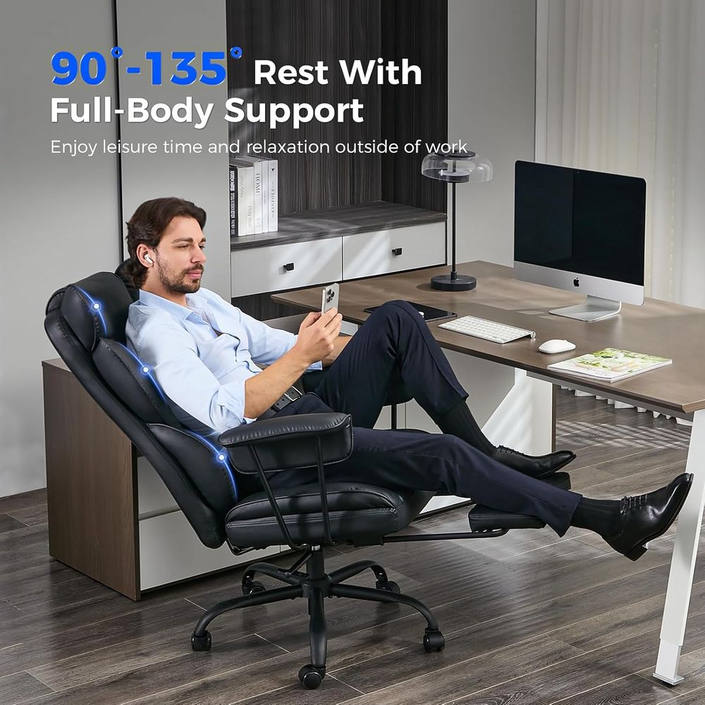 Big and Tall Oice Desk Chair - - Ergonomic Office Chair recension och pris