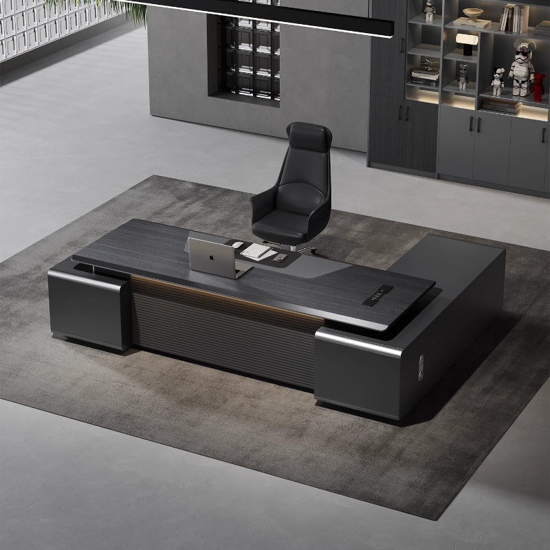 Luxury L Shapes Computer Desk  - Home Office Work Table recension och pris
