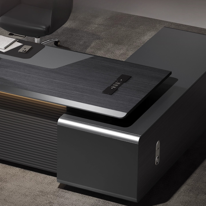 Luxury L Shapes Computer Desk  - Home Office Work Table recension och pris