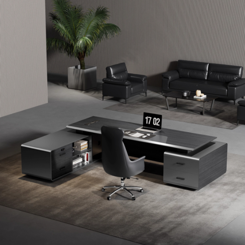 Luxury L Shapes Computer Desk  - Home Office Work Table recension och pris