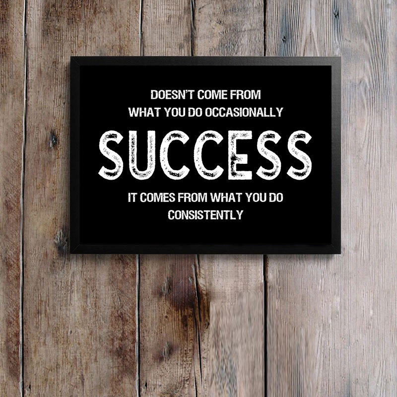 Modern Black Inspirational Can - Home Office Room Inspiration recension och pris