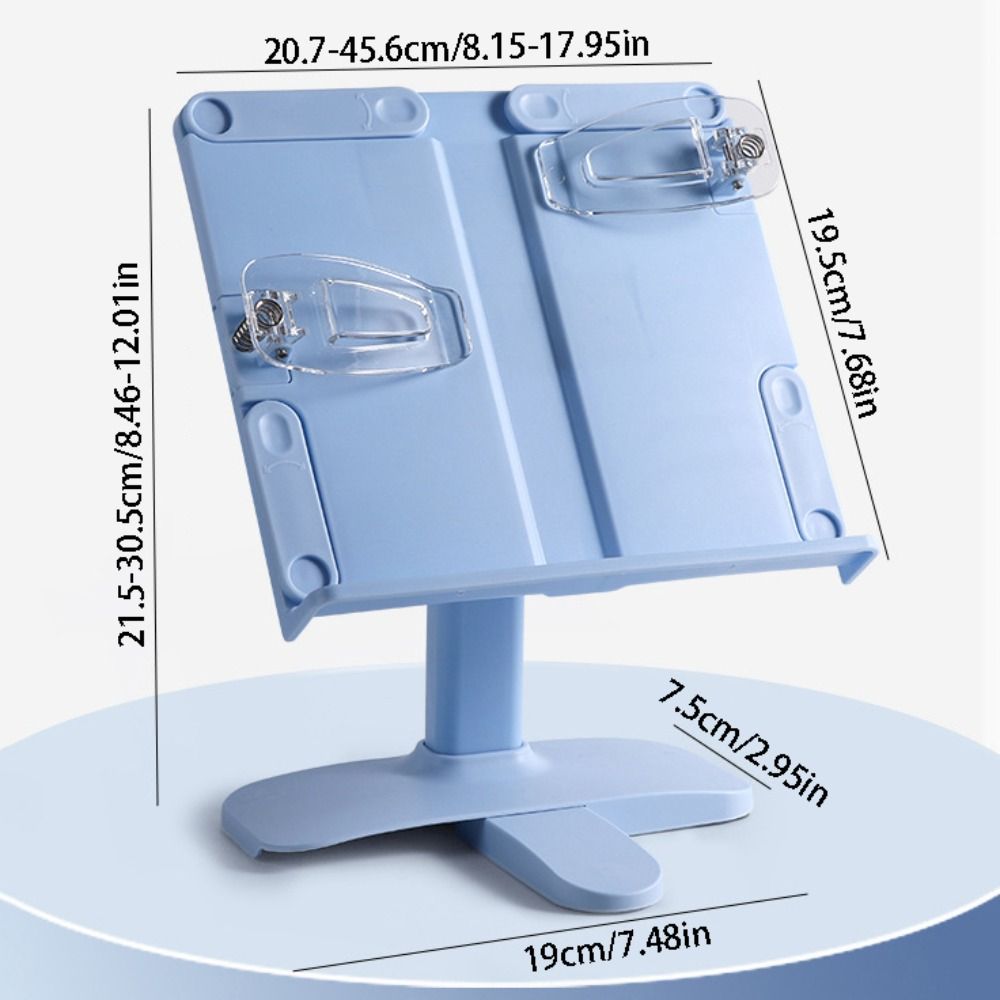 Adjustable Angle Height Desk B - Document Holder Stand recension och pris