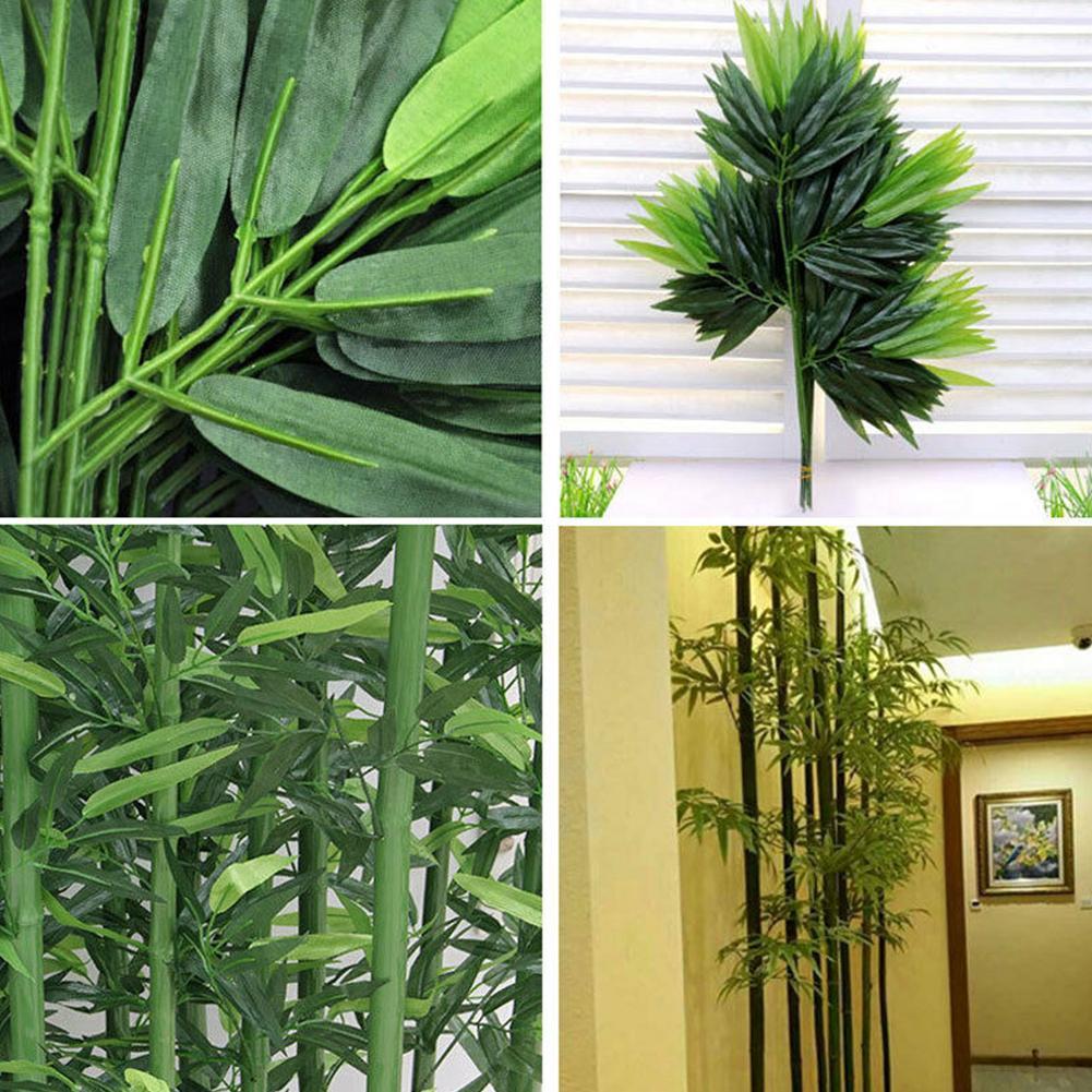 10pcs Artificial Green Bamboo  - Home Office Layout recension och pris