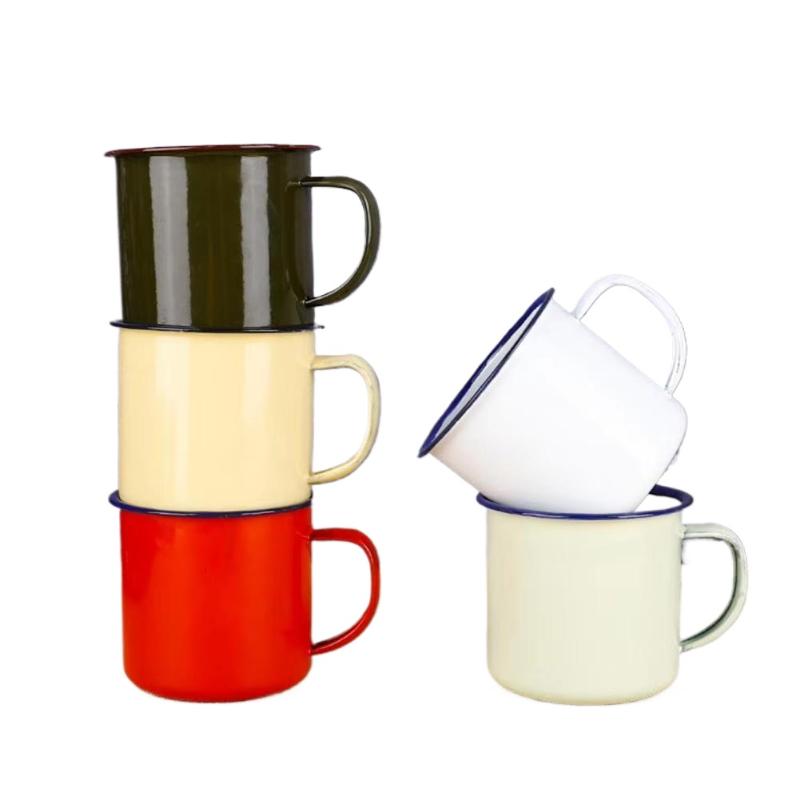 【M】Enamel Drinking Mugs Multip - Home Office Logo recension och pris