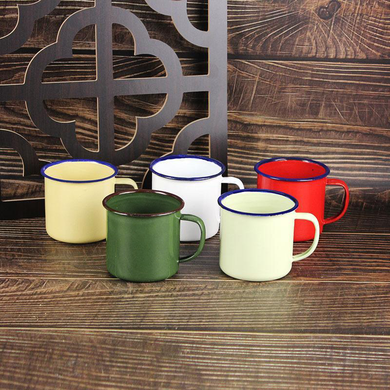 【M】Enamel Drinking Mugs Multip - Home Office Logo recension och pris