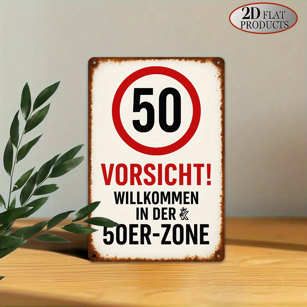 50th Birthday German Speed Lim - Home Office Or recension och pris
