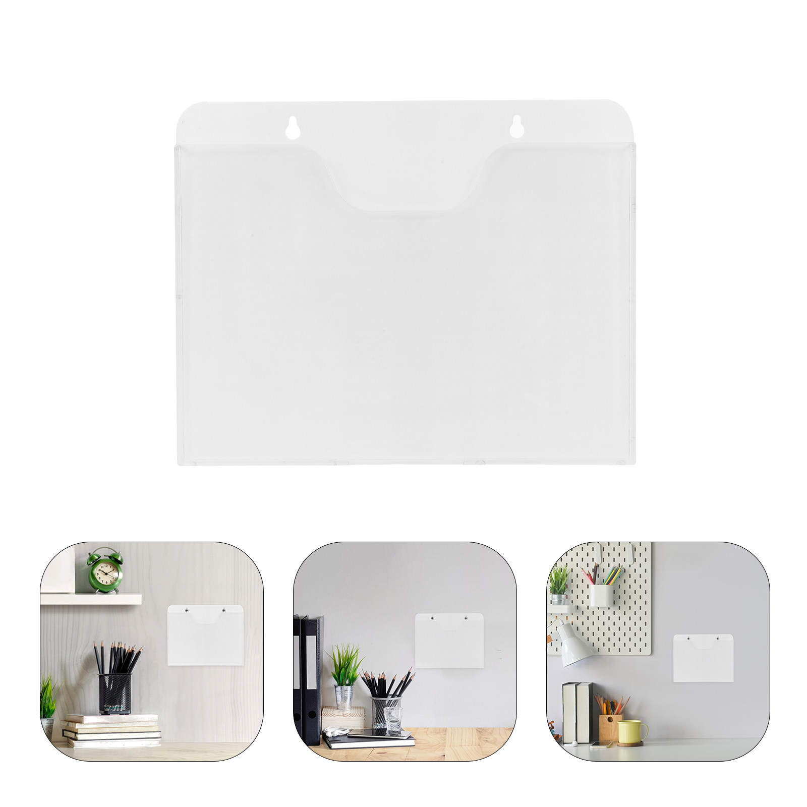 2Pcs Clear Acrylic Wall Mounte - Document Holder Stand recension och pris
