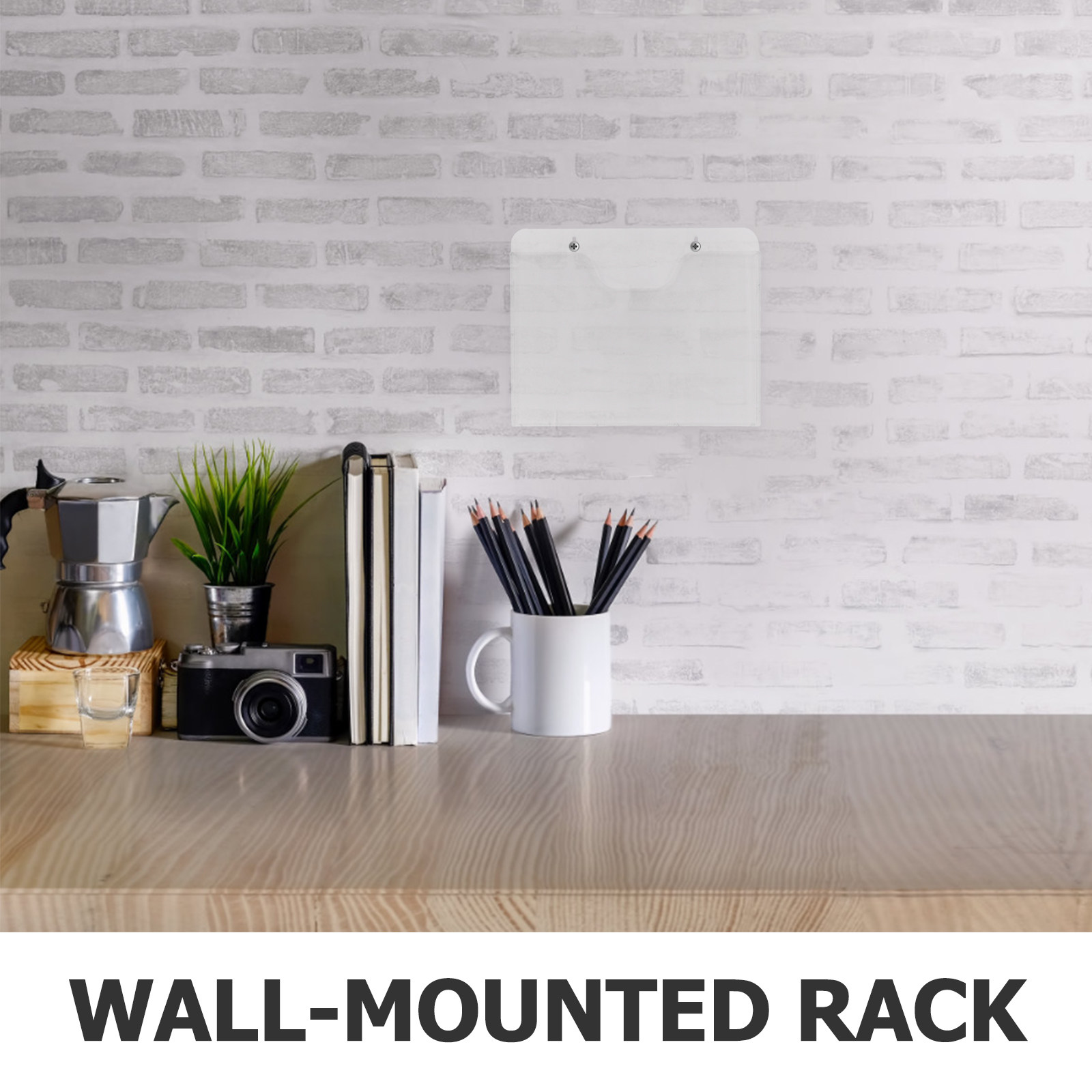 2Pcs Clear Acrylic Wall Mounte - Document Holder Stand recension och pris