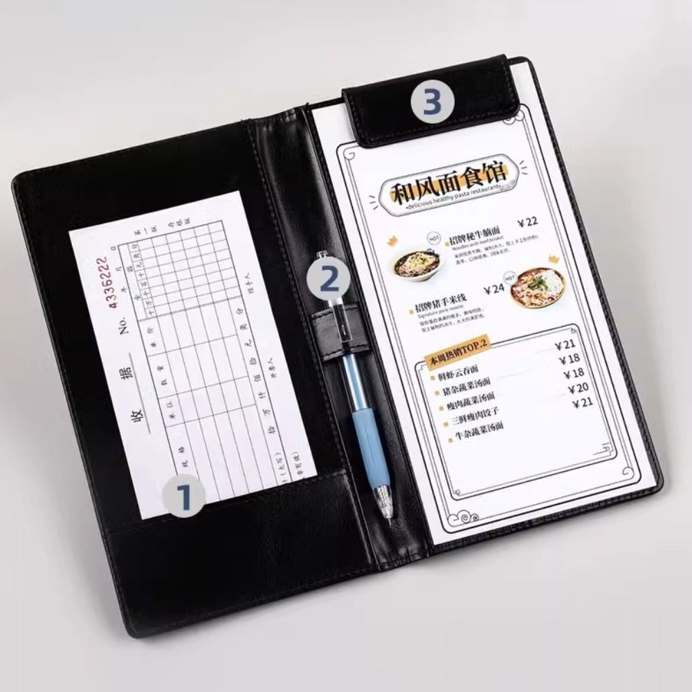 Portable PU Leather A6 File Fo - Document Scanner Portable recension och pris