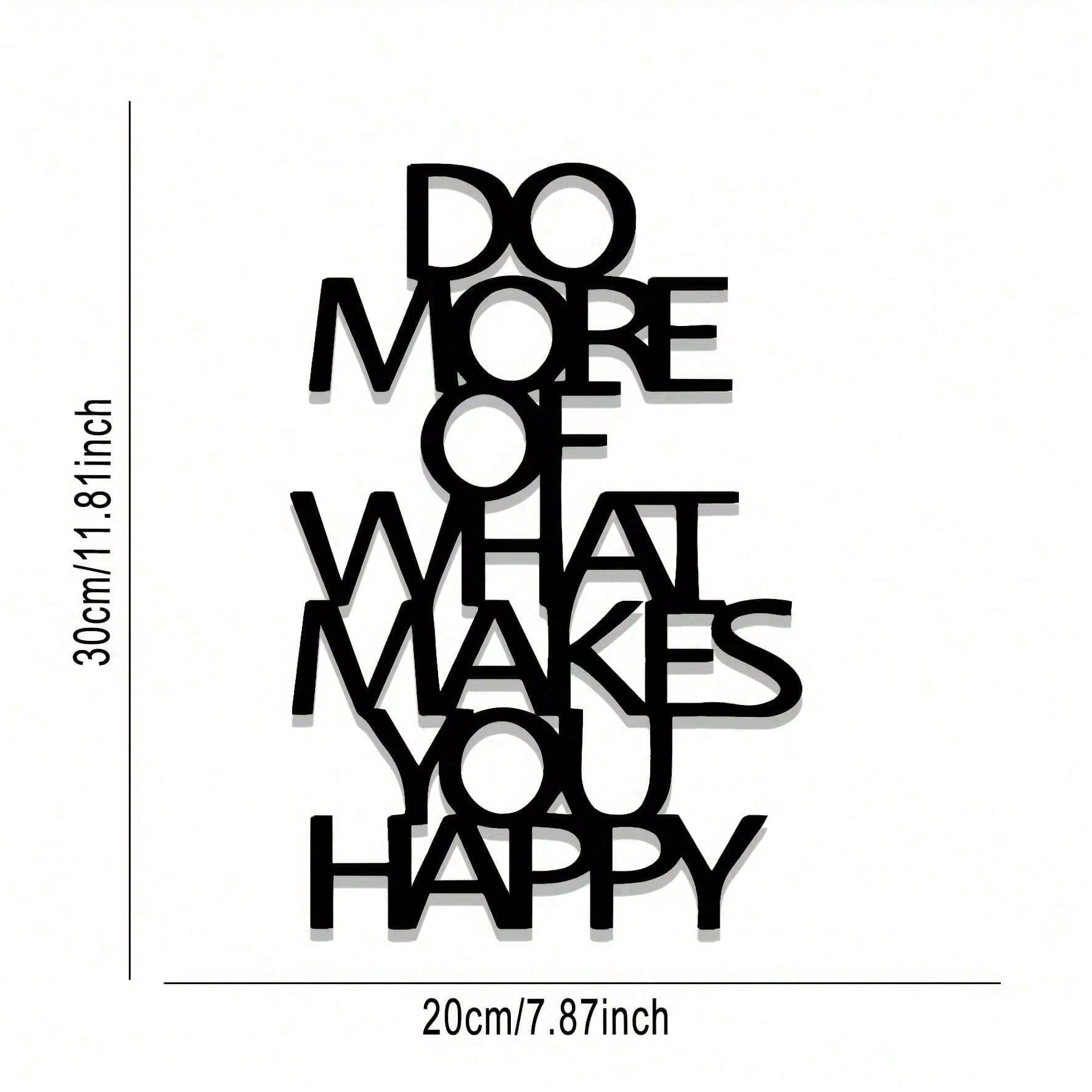 Motivational Metal Wall Art, I - Home Office Room Inspiration recension och pris