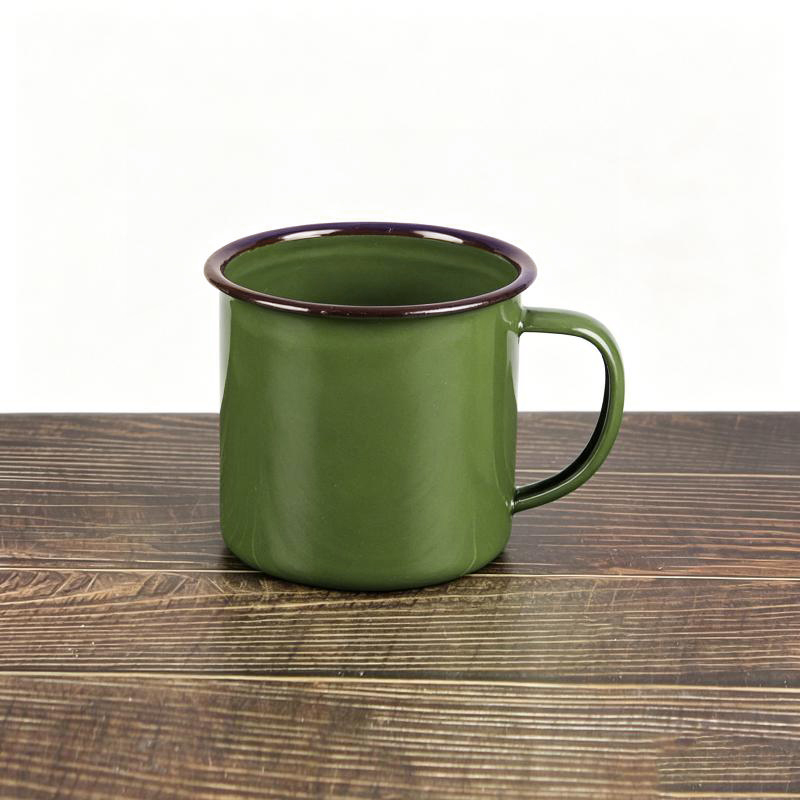 Durable Enamel Drinking Mugs C - Home Office Logo recension och pris