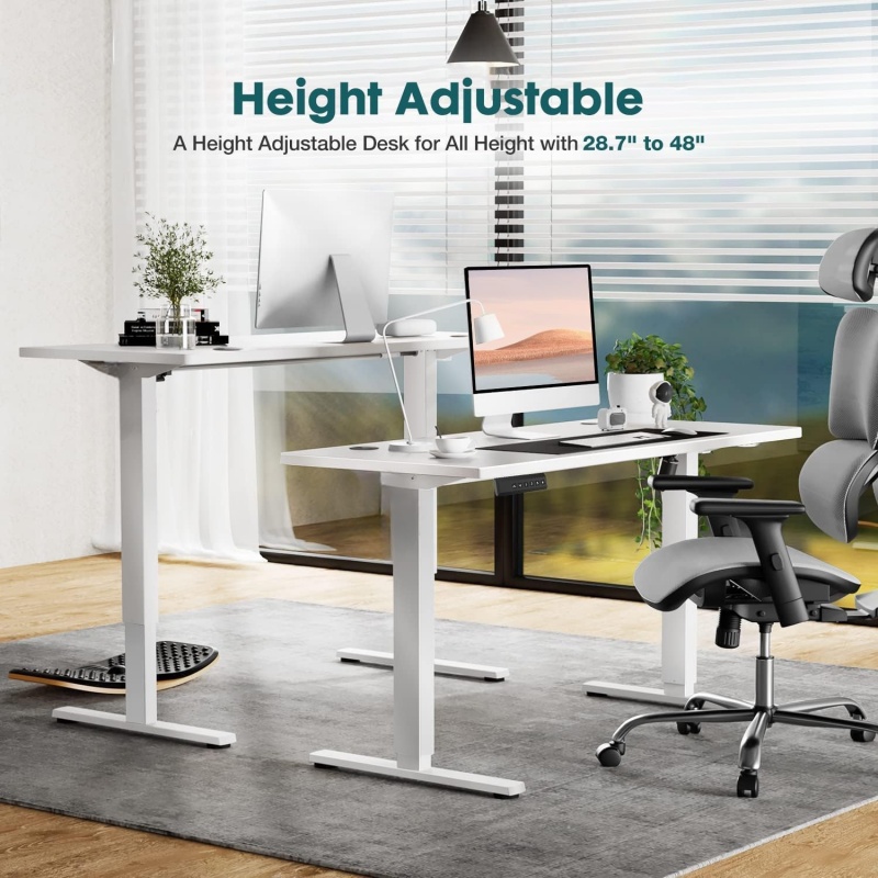 Electric Adjustable Height Com - Home Office Work Table recension och pris