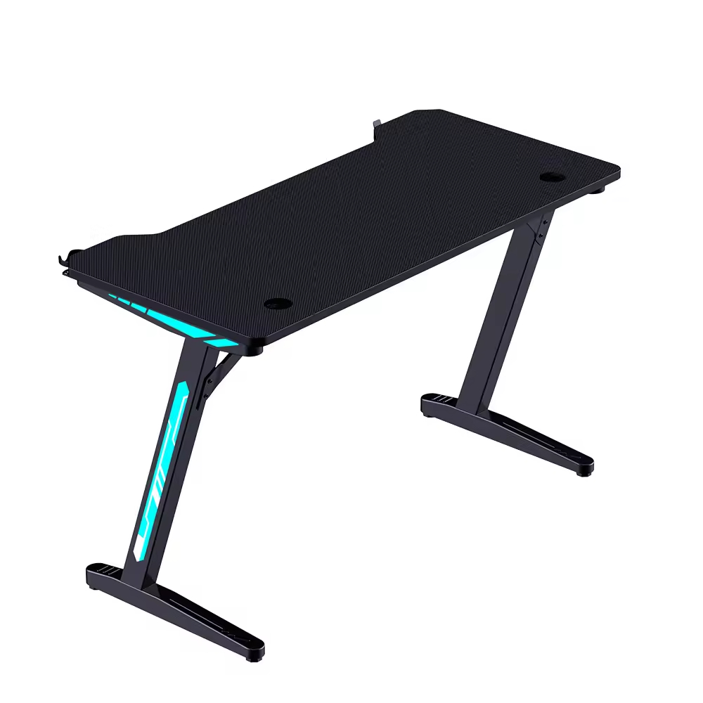 *Z Shape Gaming Desk 47 in Com - Home Office Work Table recension och pris
