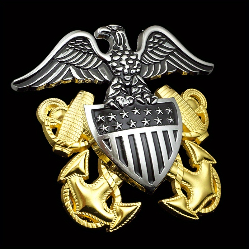 US Naval Officer Hat Badge Eag - Home Office Logo recension och pris