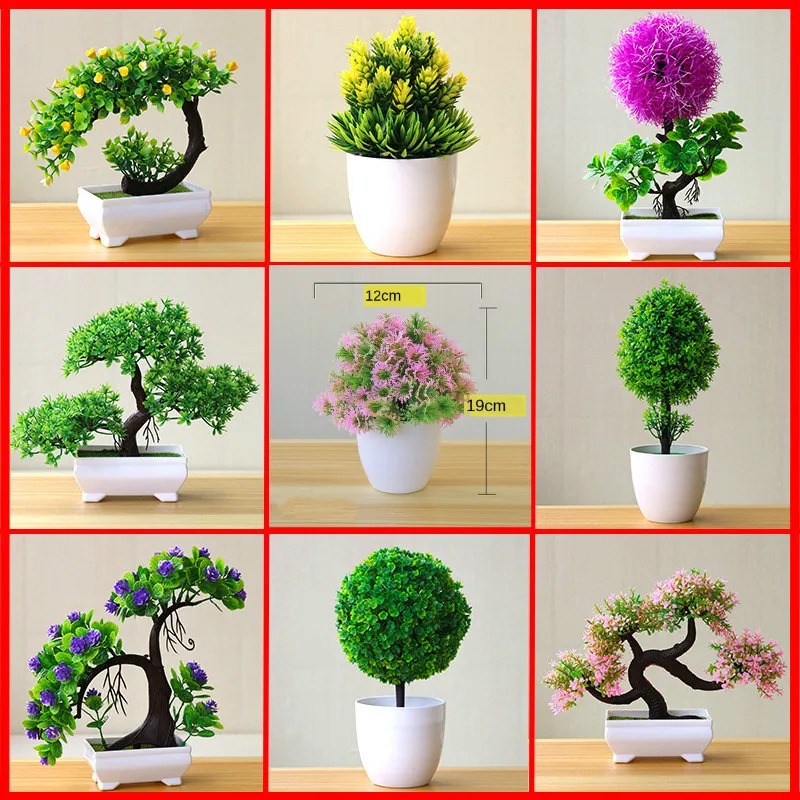 Artificial Small Tree Potted P - Home Office Layout recension och pris