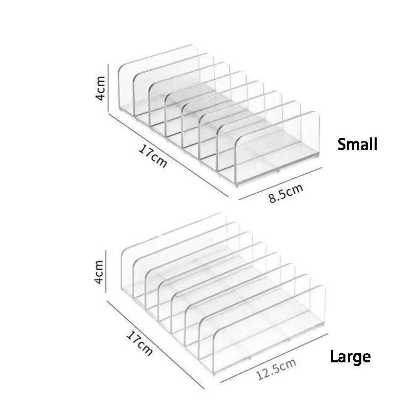 7-Slot Transparent Plastic Cos - Home Office Work Table recension och pris
