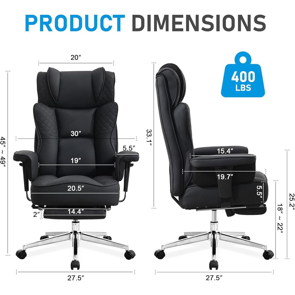 Big and Tall Oice Chair, Ergon - Ergonomic Office Chair recension och pris