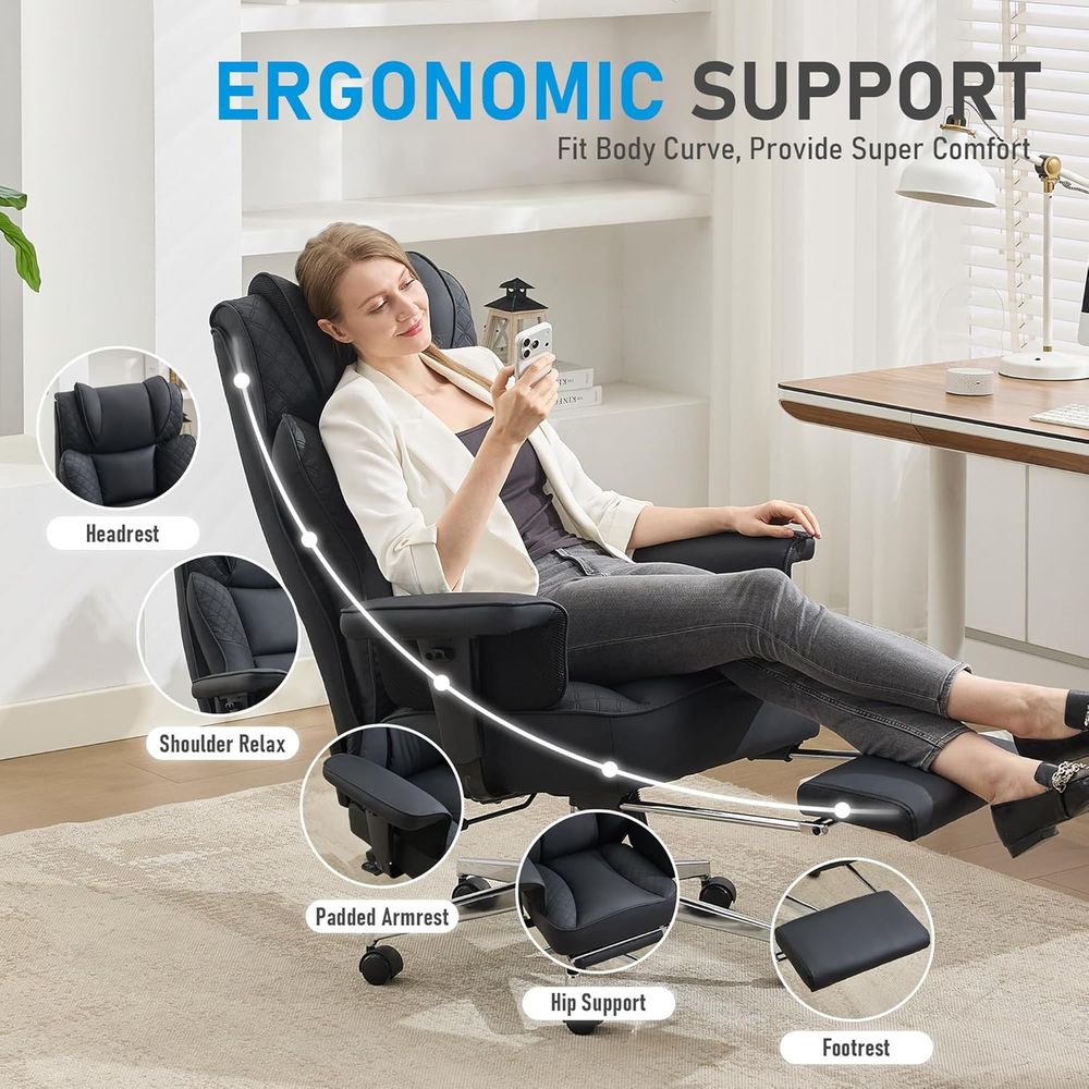 Big and Tall Oice Chair, Ergon - Ergonomic Office Chair recension och pris