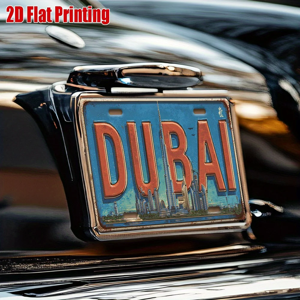 2D Flat Dubai UAE Skyline Vint - Home Office Dubai recension och pris