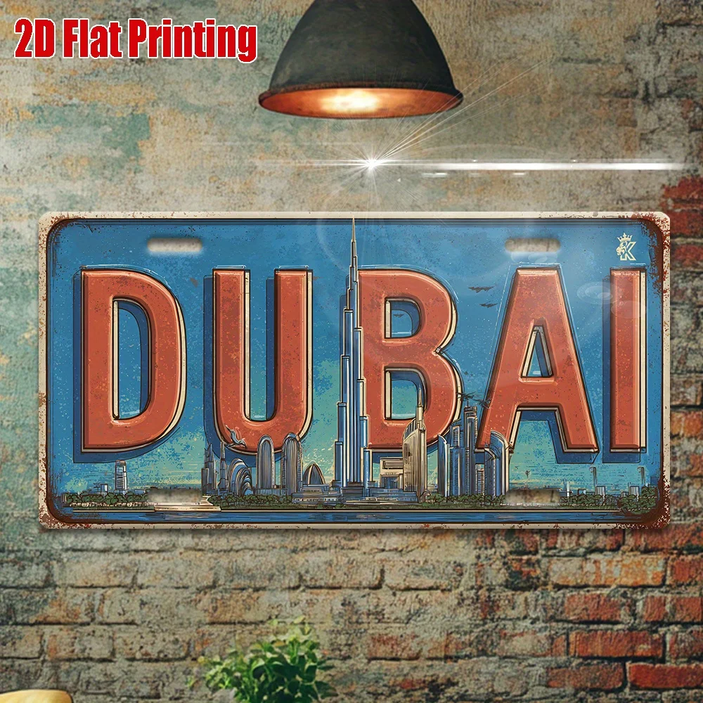 2D Flat Dubai UAE Skyline Vint - Home Office Dubai recension och pris
