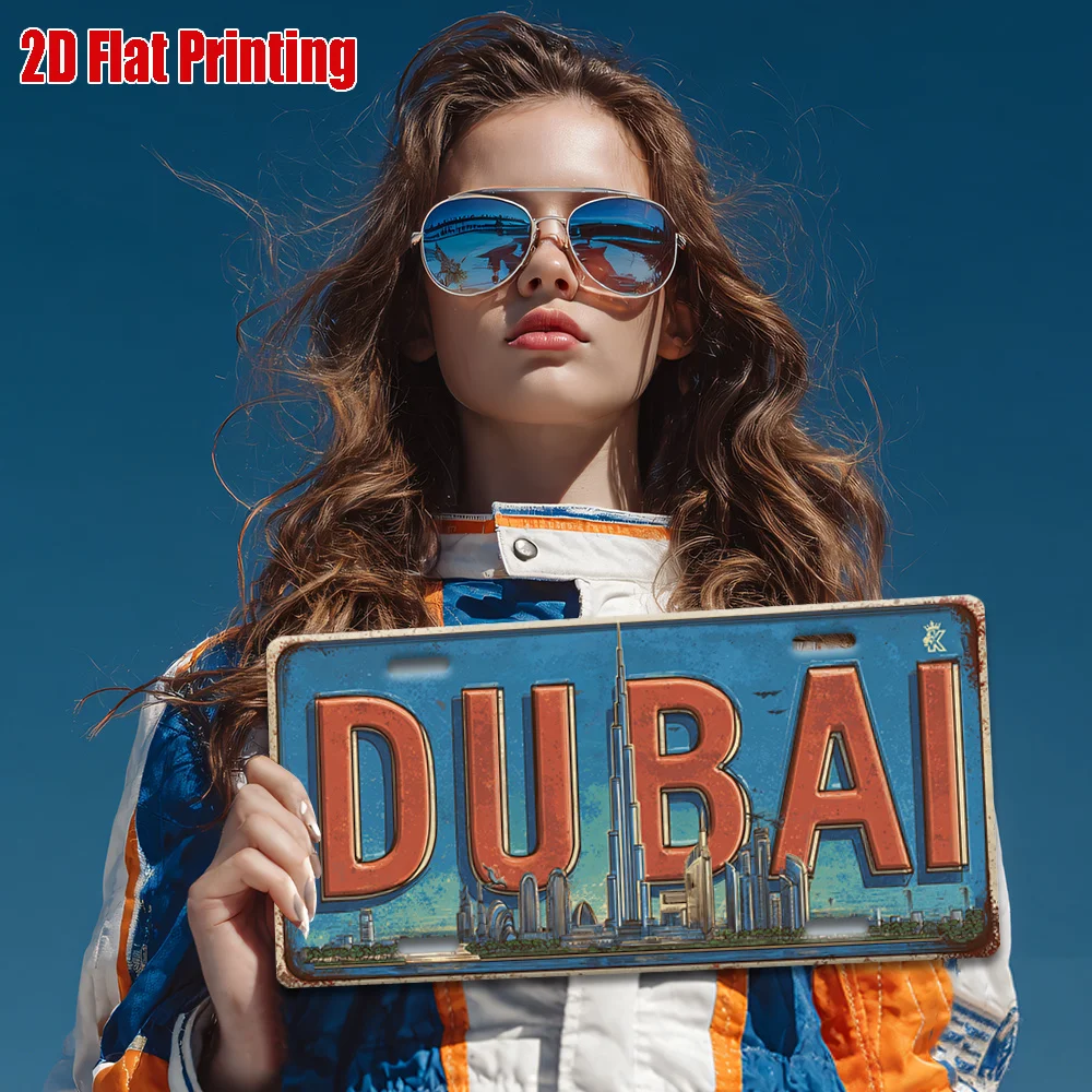 2D Flat Dubai UAE Skyline Vint - Home Office Dubai recension och pris