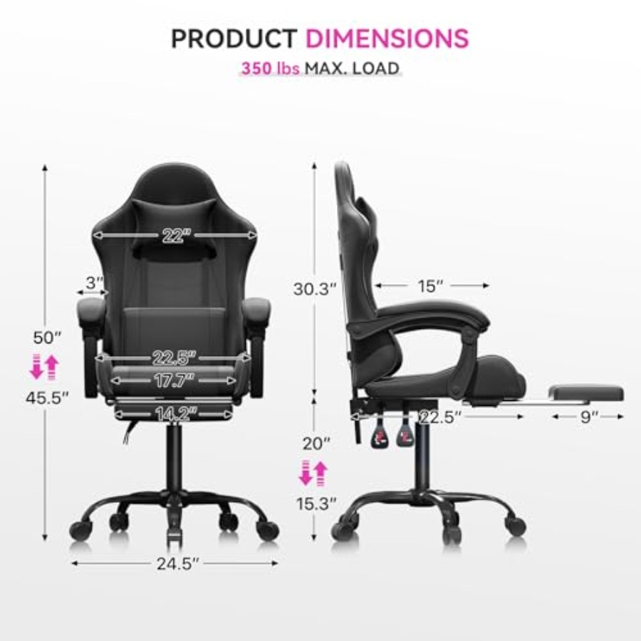 Gaming Chair for Home Office U - Ergonomic Office Chair recension och pris