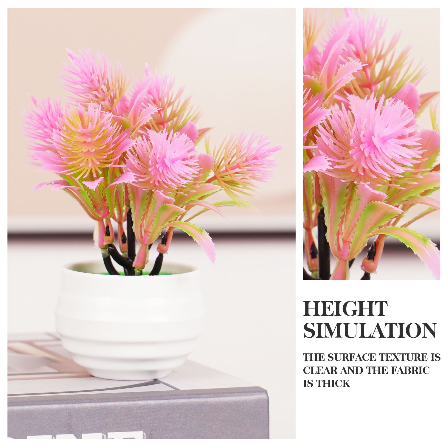Artificial Mini Plants Bonsai  - Home Office Layout recension och pris